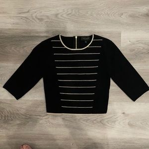Ted Baker Ribbed Knit Crop Top